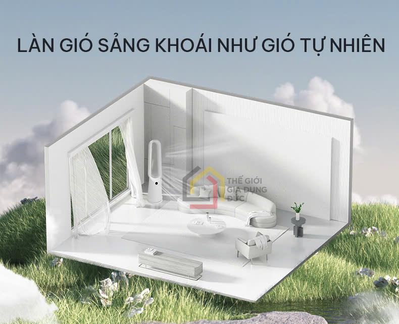 Quạt không cánh khử khuẩn U Ultty LIDI (tặng kèm quạt mini LIDI PETIT)