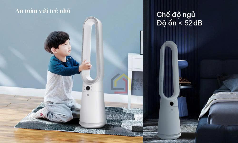 Quạt không cánh khử khuẩn U Ultty LIDI (tặng kèm quạt mini LIDI PETIT)