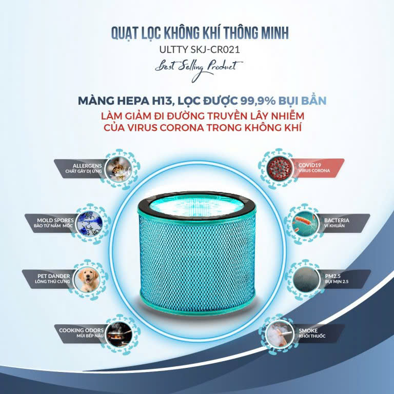 Quạt lọc không khí ULTTY SKJ-CR021