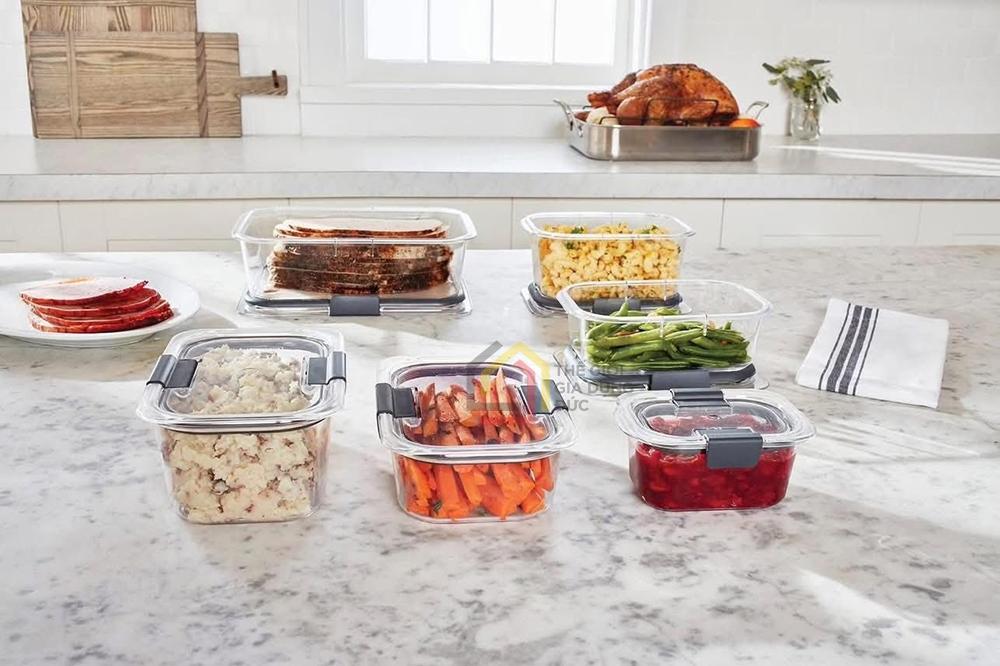 Set hộp đựng thực phẩm Rubbermaid Brilliance 10 món