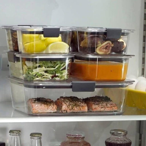 Set hộp đựng thực phẩm Rubbermaid Brilliance 10 món