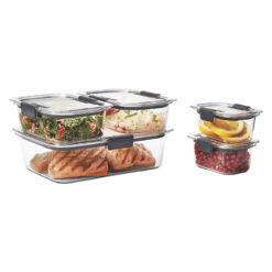 Set hộp đựng thực phẩm Rubbermaid Brilliance 10 món