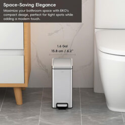 Thùng rác Eko EK9380MT-6L cao cấp, chuẩn châu Âu & Mỹ