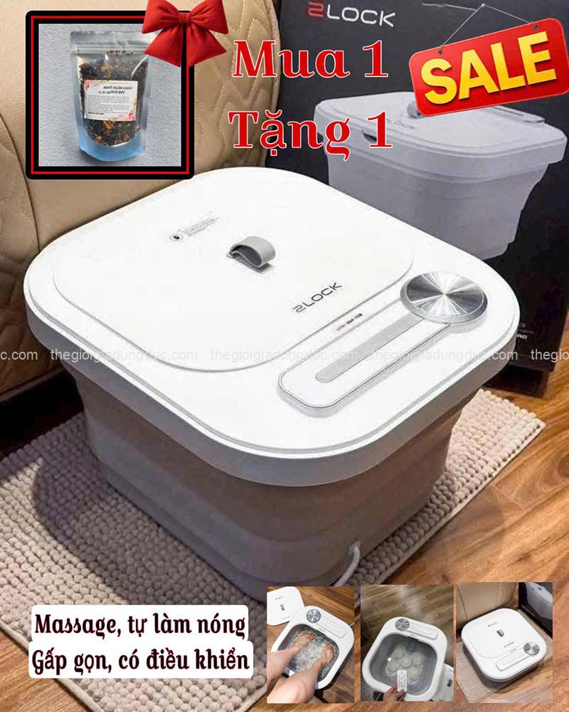 bon-ngam-massage-chan-tu-dong-2lock-korea Bồn ngâm & massage chân tự động 2LOCK Korea
