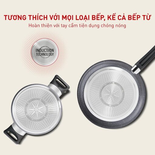 Chảo chiên sâu lòng Tefal Cook Healthy 24cm