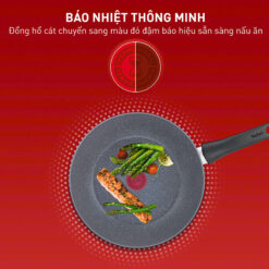 Chảo chiên sâu lòng Tefal Cook Healthy 24cm