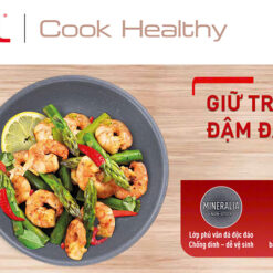 Chảo chiên sâu lòng Tefal Cook Healthy 24cm