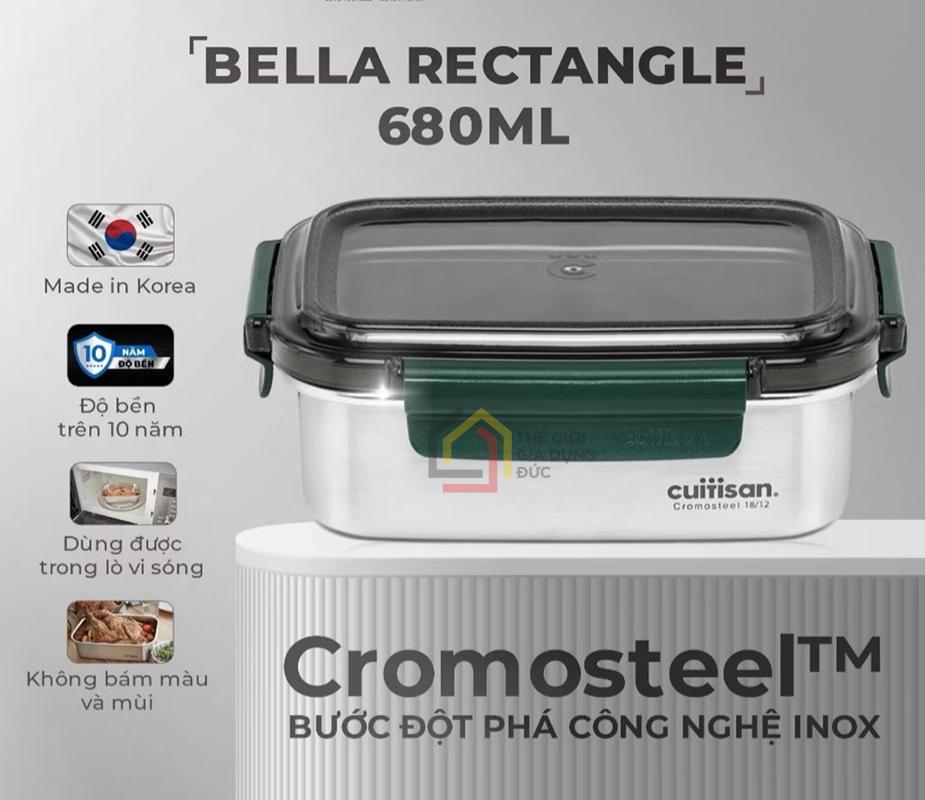 hop-dung-thuc-pham-cuitisan-bella-rectangle-ec7-ts05-dung-tich-680ml Hộp đựng thực phẩm Cuitisan Bella Rectangle EC7-TS05 dung tích 680ml