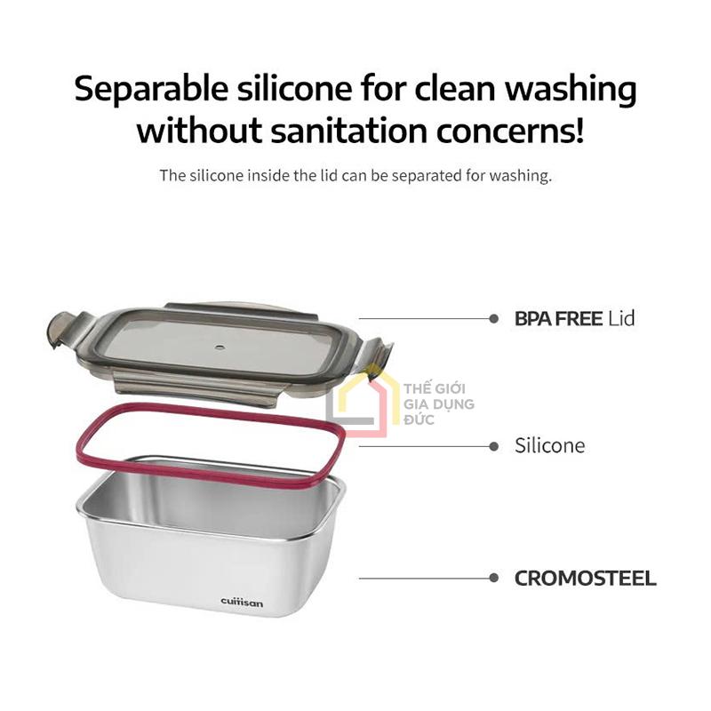 hop-dung-thuc-pham-cuitisan-flora-rectangle-ec7 Hộp đựng thực phẩm Cuitisan Flora Rectangle EC7