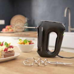 Máy đánh trứng trộn bột cầm tay Braun HM2110BK