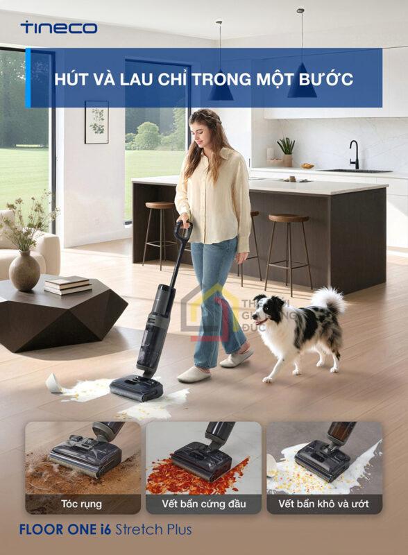 Máy hút bụi Tineco Floor One i6 Stretch Plus