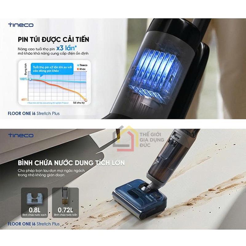 Máy hút bụi Tineco Floor One i6 Stretch Plus