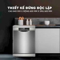 Máy rửa bát Bosch độc lập SMS6ZCI85M Serie 6 Sấy Zeolith