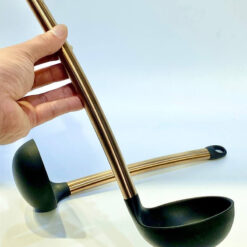 Muôi nấu CIWETE cán vàng đồng dài 30cm