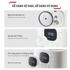 Nồi cơm điện tử Tefal Rice Mate Mini RK515168 0,7L - nhỏ gọn, hiện đại