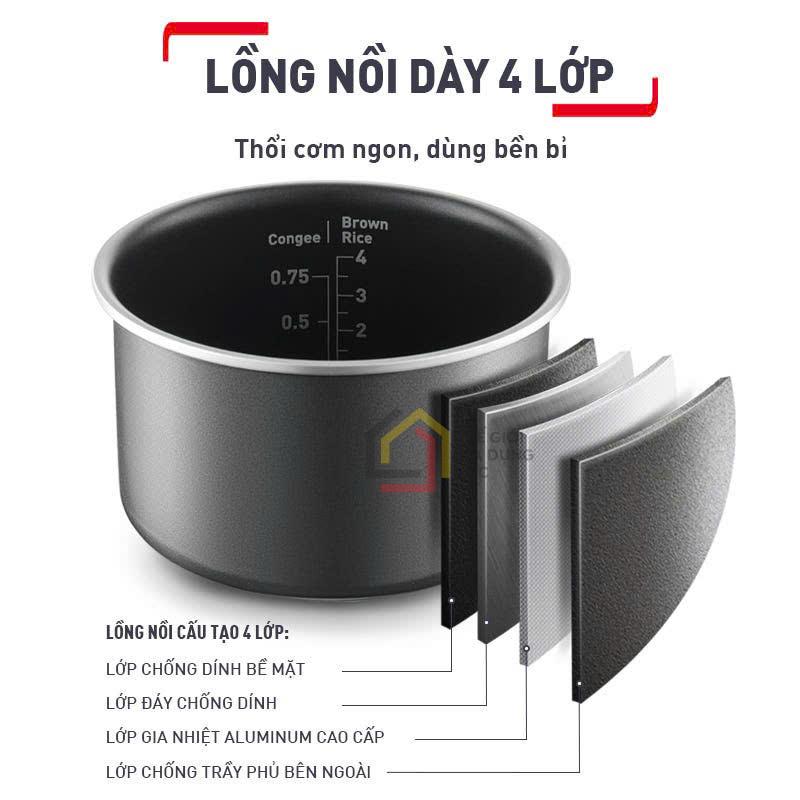 noi-com-dien-tu-tefal-rice-mate-mini-rk515168 (5) Nồi cơm điện tử Tefal Rice Mate Mini RK515168 0,7L - nhỏ gọn, hiện đại