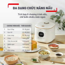 Nồi cơm điện tử Tefal Rice Mate Mini RK515168 0,7L - nhỏ gọn, hiện đại