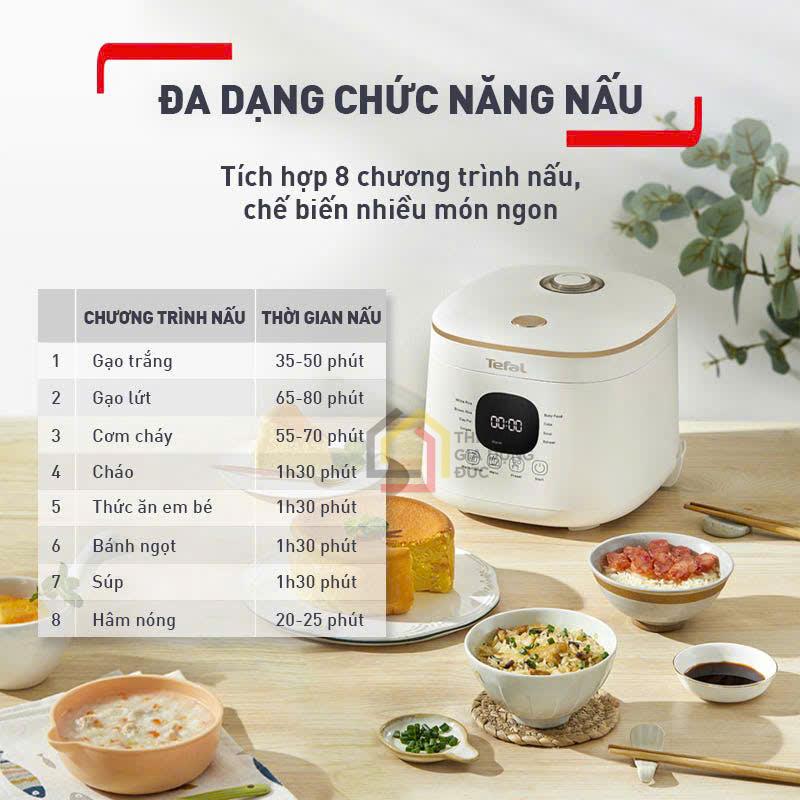 noi-com-dien-tu-tefal-rice-mate-mini-rk515168 (6) Nồi cơm điện tử Tefal Rice Mate Mini RK515168 0,7L - nhỏ gọn, hiện đại
