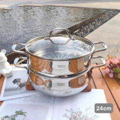 Nồi xửng 2 tầng Chockmen 24cm