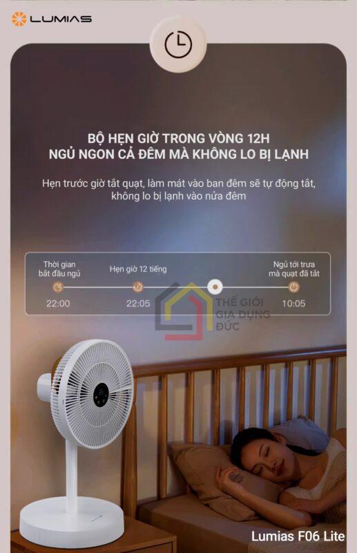 Quạt đứng có thể gấp gọn Lumias F06 Lite