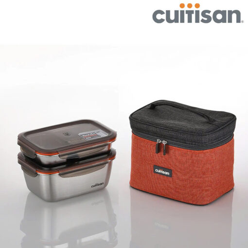 Set 2 hộp cơm thế hệ mới Cuitisan Togo Flora EC4-203