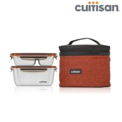 Set 2 hộp cơm thế hệ mới Cuitisan Togo Flora EC4-203