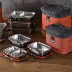 Set 2 hộp cơm thế hệ mới Cuitisan Togo Flora EC4-203