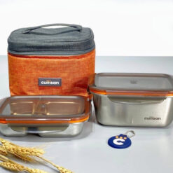 Set 2 hộp cơm thế hệ mới Cuitisan Togo Flora EC4-203