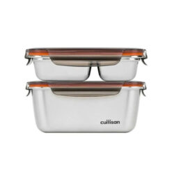 Set 2 hộp cơm thế hệ mới Cuitisan Togo Flora EC4-203