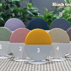 Set 2 miếng lót nồi SalleMa hình quả trứng