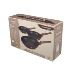 Set 3 chảo Berlinger Haus (1 chảo 20cm, 1 chảo 24cm, 1 chảo 28cm)