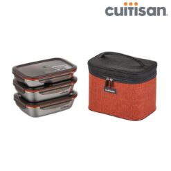 Set 3 hộp cơm thế hệ mới Cuitisan Togo Flora EC4-204