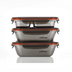 Set 3 hộp cơm thế hệ mới Cuitisan Togo Flora EC4-204