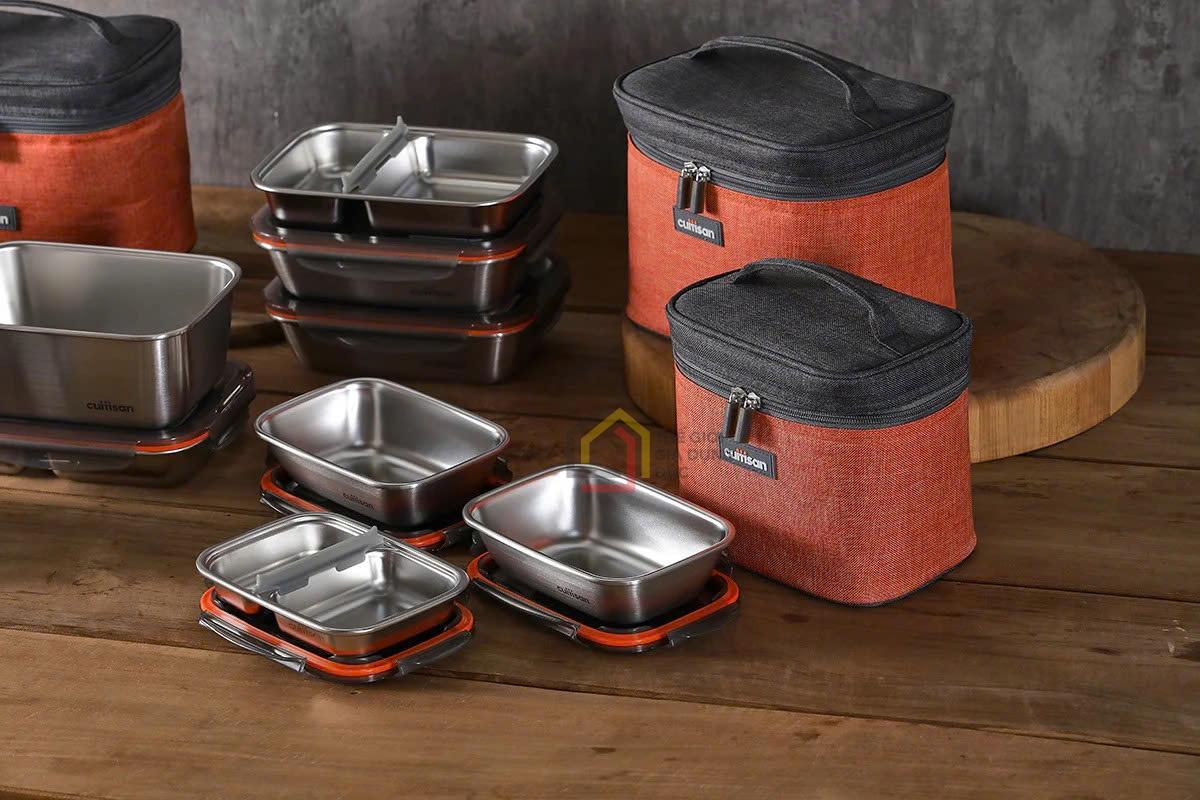 Set 3 hộp cơm thế hệ mới Cuitisan Togo Flora EC4-204