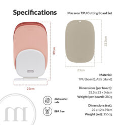 Set 3 thớt Sallema TPU cao cấp + giá đựng