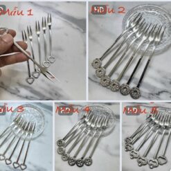 Set 6 nĩa tiệc Sambonet cao cấp
