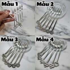 Set 6 nĩa tiệc Sambonet cao cấp