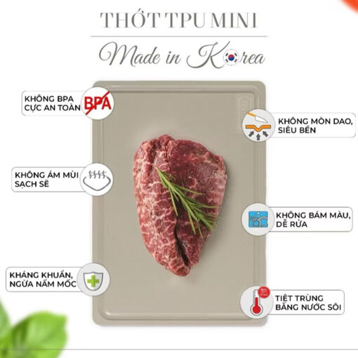 Thớt TPU SalleMa mini (240×170×4mm)