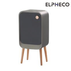 Thùng rác cảm biến mở 2 cánh chân gỗ cao Elpheco ELPH9716
