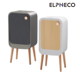 Thùng rác cảm biến mở 2 cánh chân gỗ cao Elpheco ELPH9716
