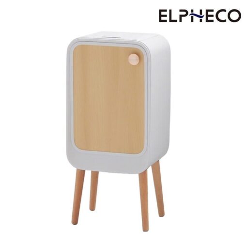 Thùng rác cảm biến mở 2 cánh chân gỗ cao Elpheco ELPH9716