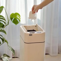 Thùng rác cảm biến mở 2 cánh Elpheco 9L