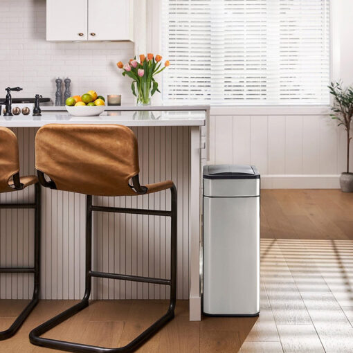 Thùng rác cảm biến mở 2 cánh Elpheco 9L