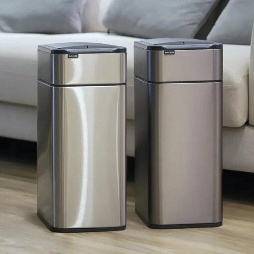 Thùng rác cảm biến mở 2 cánh Elpheco 9L