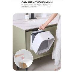 Thùng rác gắn tủ bếp thông minh Elpheco SleekStore