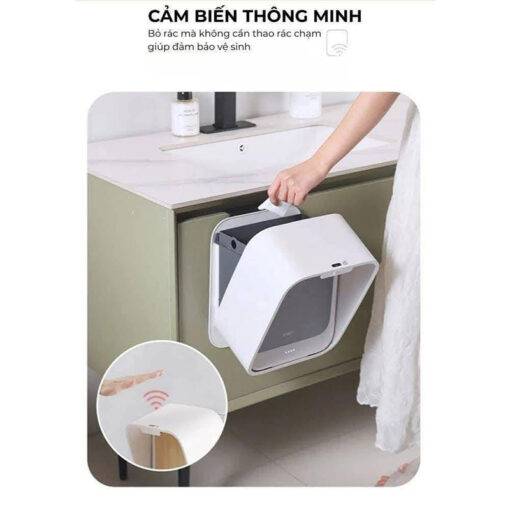 Thùng rác gắn tủ bếp thông minh Elpheco SleekStore