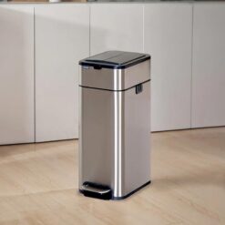 Thùng rác Inox Elpheco cao cấp phiên bản cơ