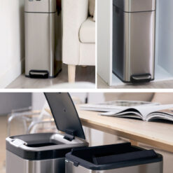 Thùng rác Inox Elpheco cao cấp phiên bản cơ