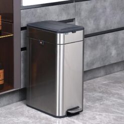Thùng rác Inox Elpheco cao cấp phiên bản cơ