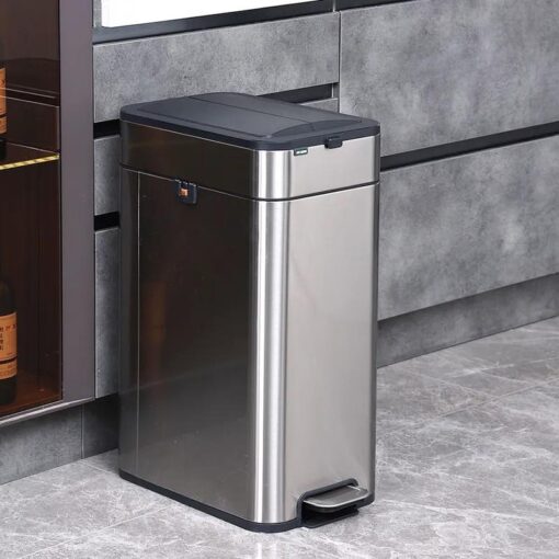 Thùng rác Inox Elpheco cao cấp phiên bản cơ